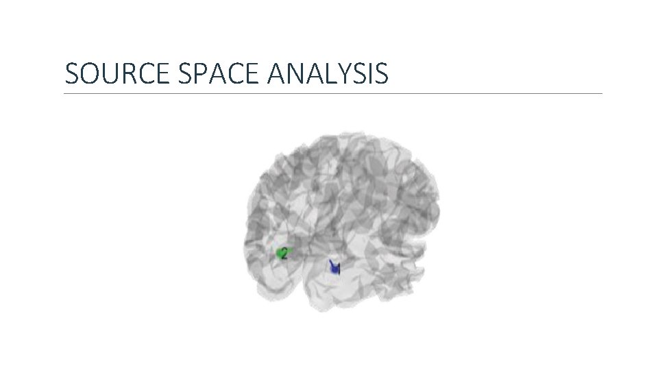 SOURCE SPACE ANALYSIS 