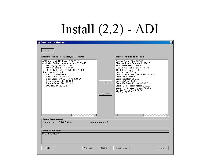 Install (2. 2) - ADI 