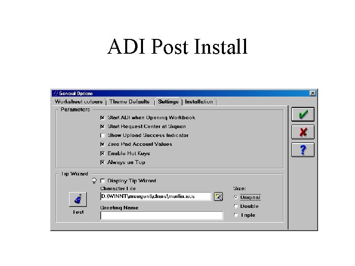 ADI Post Install 