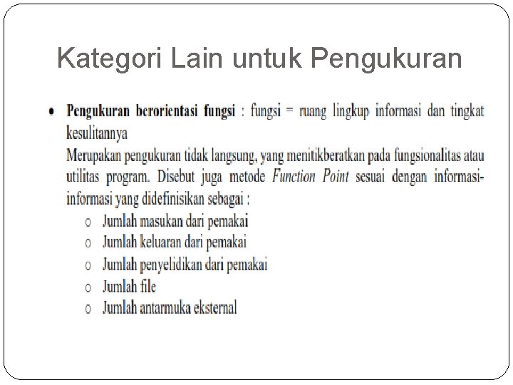 Kategori Lain untuk Pengukuran 
