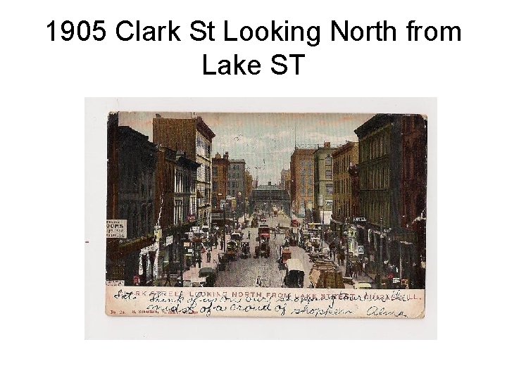1905 Clark St Looking North from Lake ST 