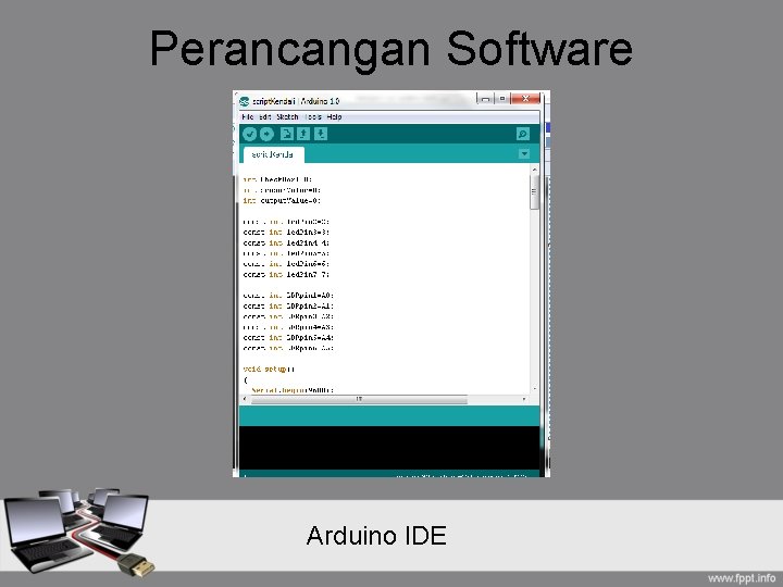Perancangan Software Arduino IDE 