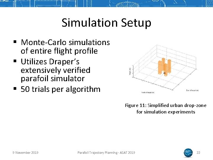 Simulation Setup § Monte-Carlo simulations of entire flight profile § Utilizes Draper’s extensively verified