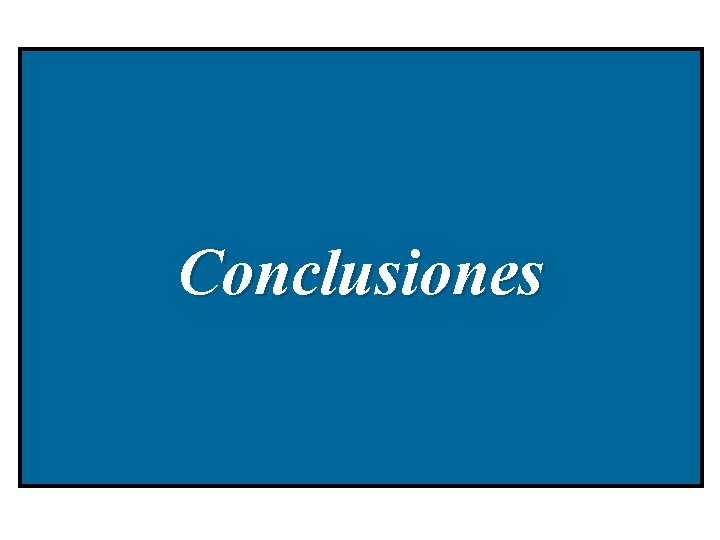 Conclusiones 