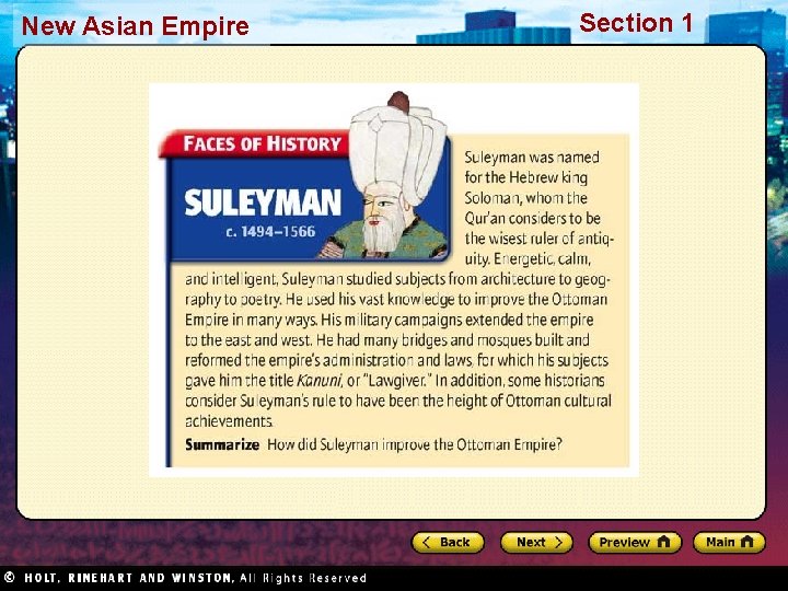 New Asian Empire Section 1 