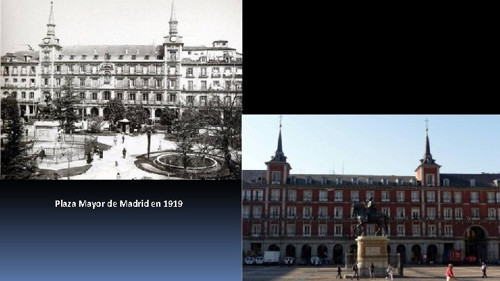 Plaza Mayor de Madrid en 1919 