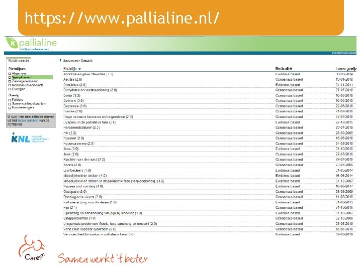 https: //www. pallialine. nl/ 