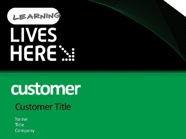 customer Customer Title Name Title Company 