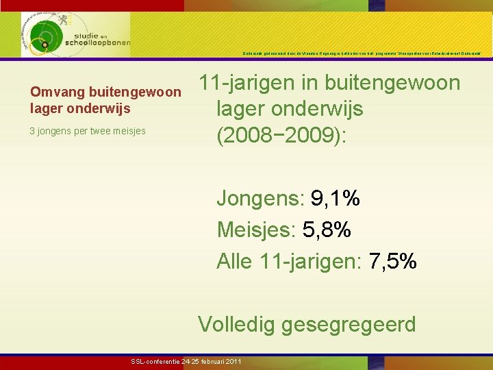 Onderzoek gefinancierd door de Vlaamse Regering in het kader van het programma ‘Steunpunten voor