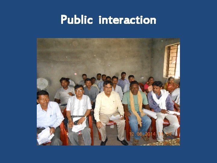 Public interaction 