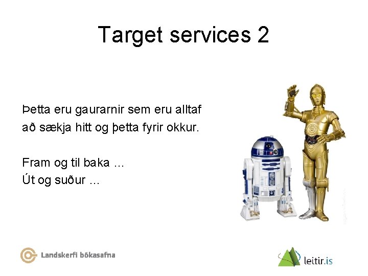 Target services 2 Þetta eru gaurarnir sem eru alltaf að sækja hitt og þetta