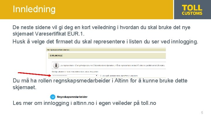 Innledning De neste sidene vil gi deg en kort veiledning i hvordan du skal