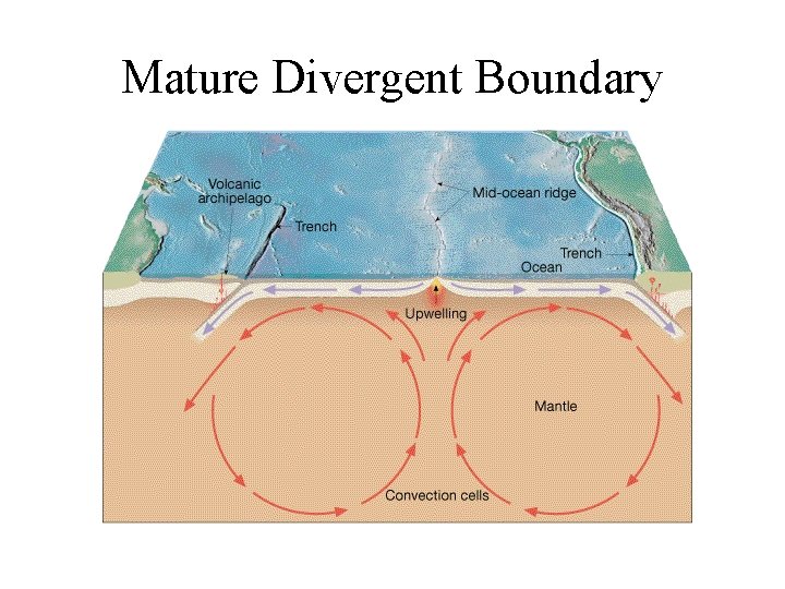 Mature Divergent Boundary 