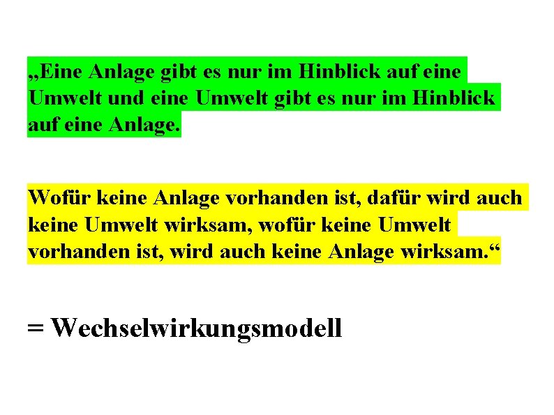 „Eine Anlage gibt es nur im Hinblick auf eine Umwelt und eine Umwelt gibt