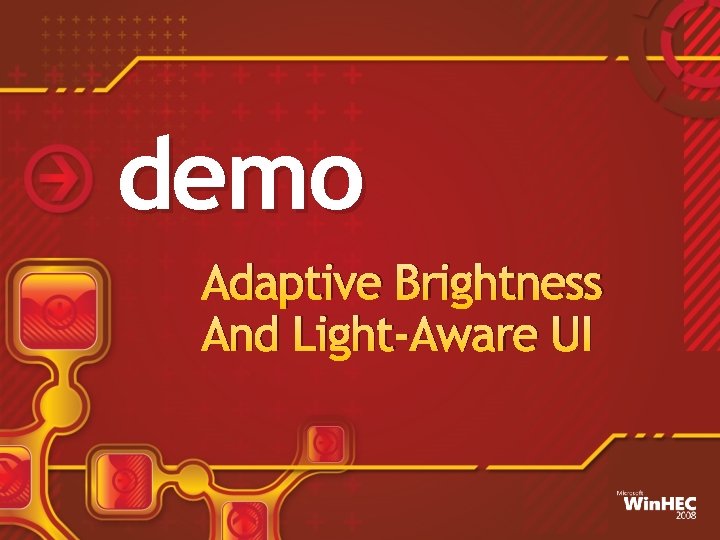 demo Adaptive Brightness And Light-Aware UI 