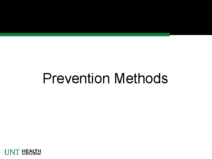Prevention Methods 