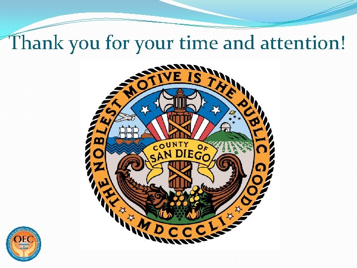 Thank you for your time and attention! 