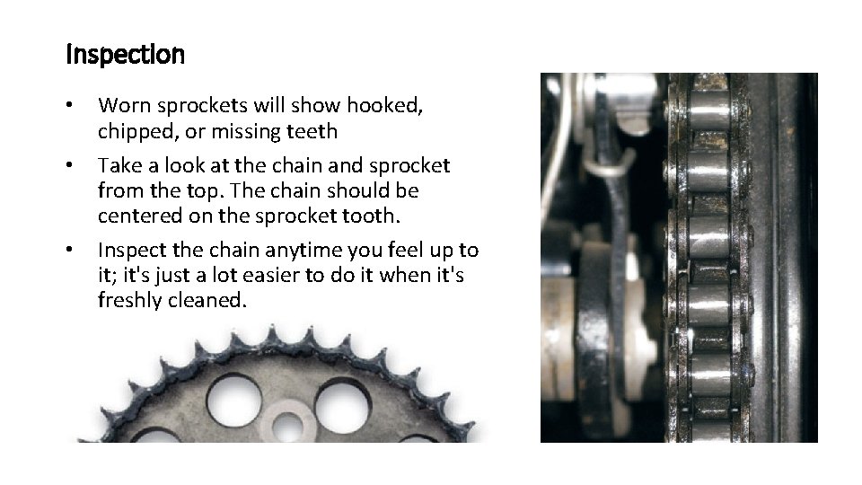 Maintain Your Chain BMAC Tech Talk Advantage Inspection