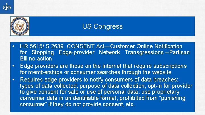 US Congress • HR 5615/ S 2639 CONSENT Act—Customer Online Notification for Stopping Edge-provider
