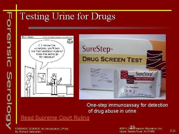 Testing Urine for Drugs One-step immunoassay for detection of drug abuse in urine Read