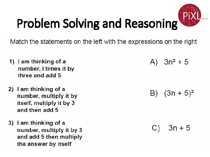 Problem Solving and Reasoning 