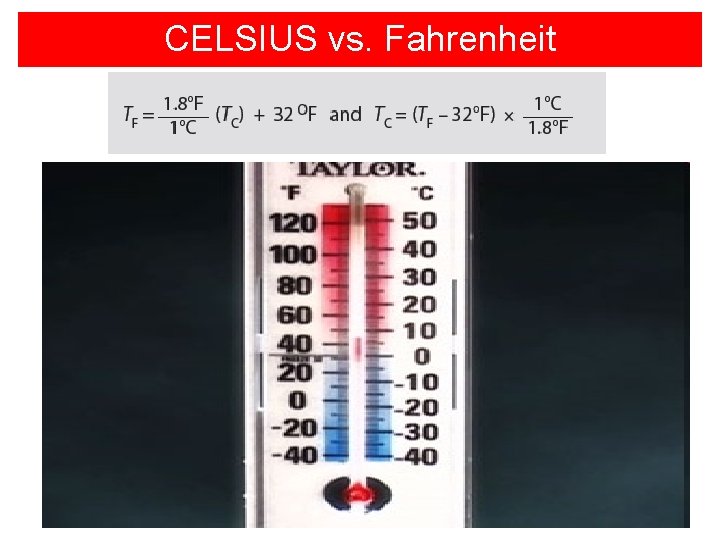 CELSIUS vs. Fahrenheit Copyright © 2010 Ryan P. Murphy 