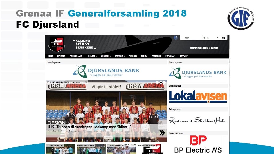 Grenaa IF Generalforsamling 2018 FC Djursland 