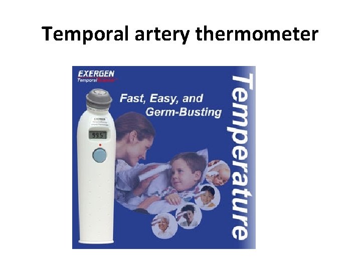 Temporal artery thermometer 