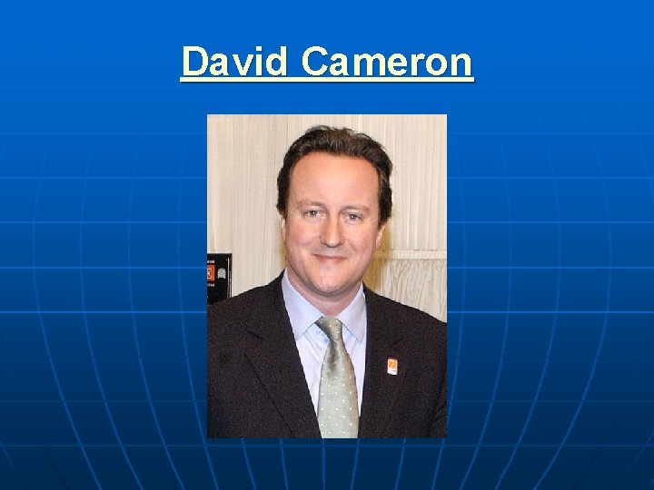 David Cameron 