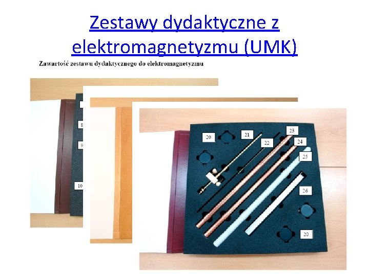 Zestawy dydaktyczne z elektromagnetyzmu (UMK) 