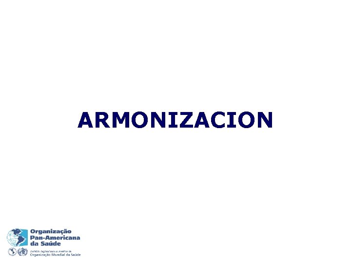 ARMONIZACION 