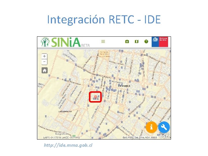 Integración RETC - IDE http: //ide. mma. gob. cl 
