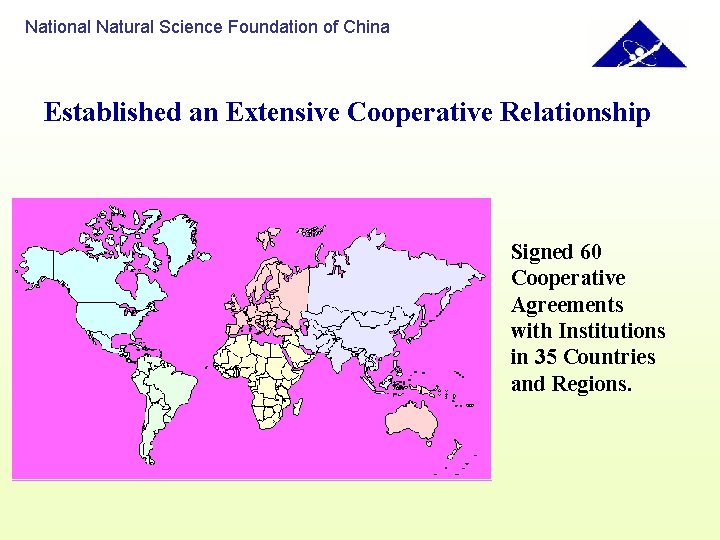 National Natural Science Foundation of China Established an Extensive Cooperative Relationship Signed 60 Cooperative