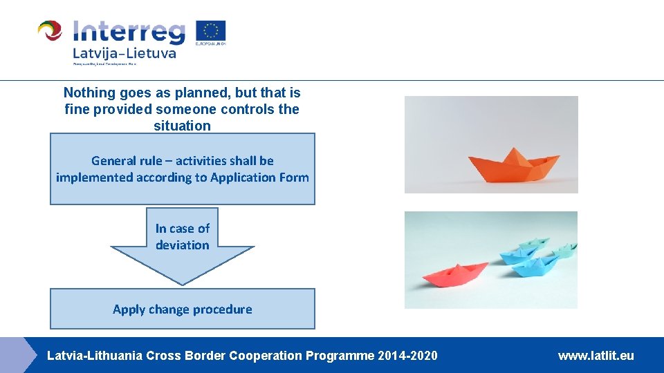 Nothing goes as planned, but that is fine provided someone controls the situation General