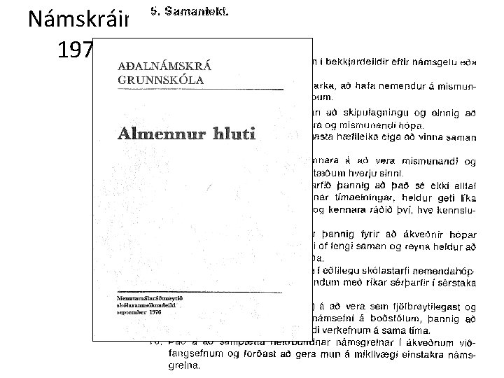 Námskráin 1976 
