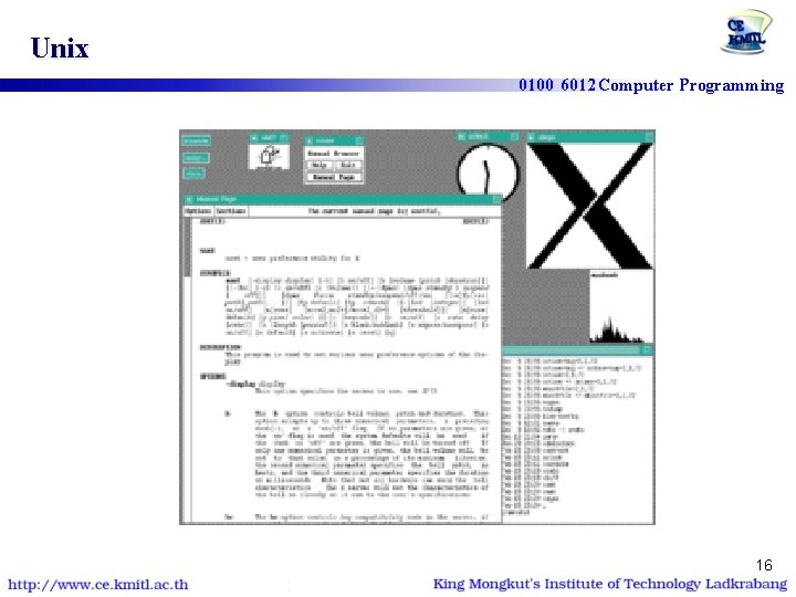 Unix 0100 6012 Computer Programming 16 