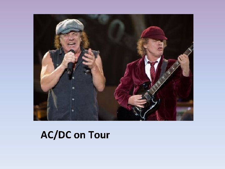 AC/DC on Tour 