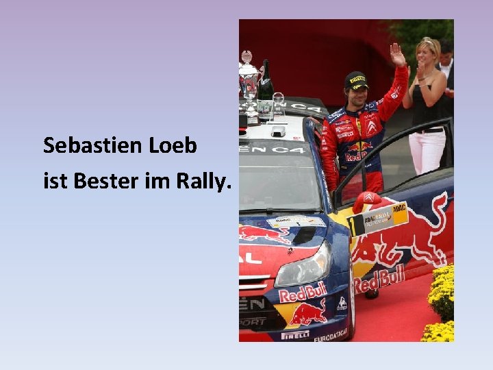 Sebastien Loeb ist Bester im Rally. 