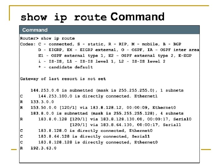 Configuring a Router with RIP Basic Configuration and