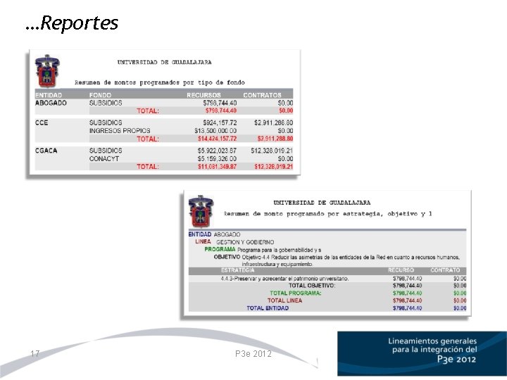 …Reportes 17 P 3 e 2012 