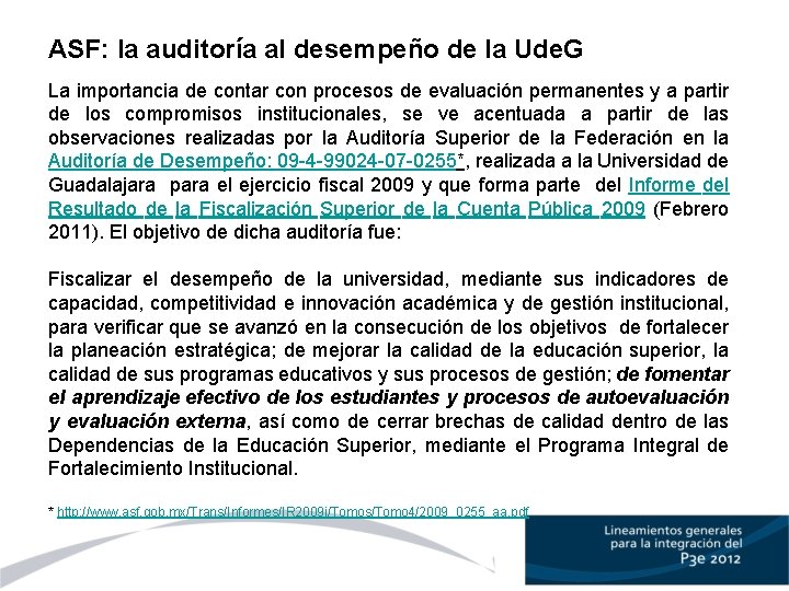 ASF: la auditoría al desempeño de la Ude. G La importancia de contar con