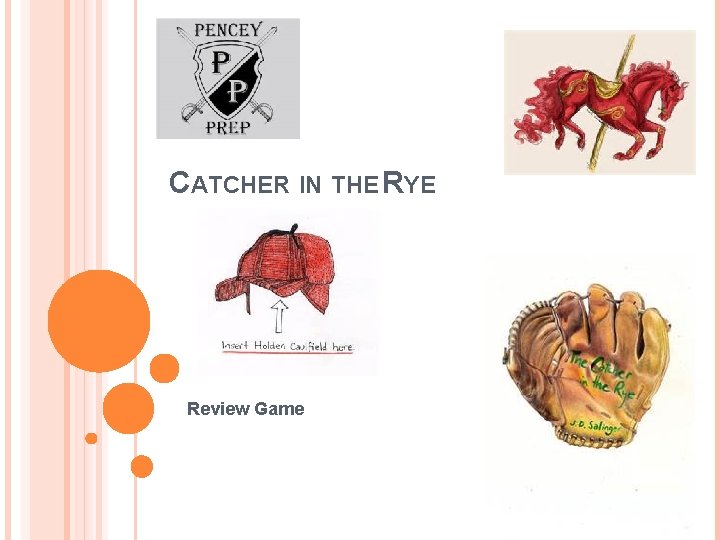 CATCHER IN THE RYE Review Game Holdens red