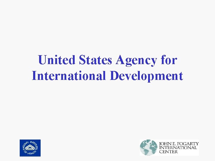 United States Agency for International Development 