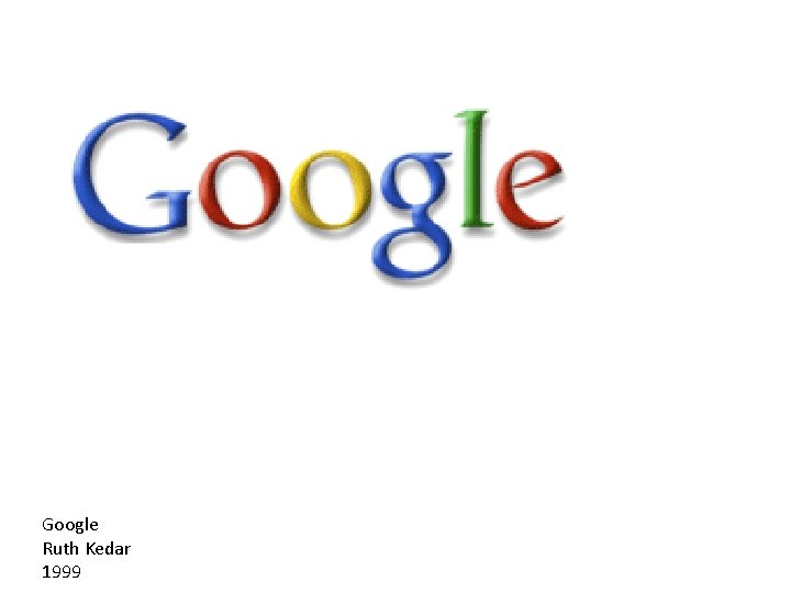 Google Ruth Kedar 1999 