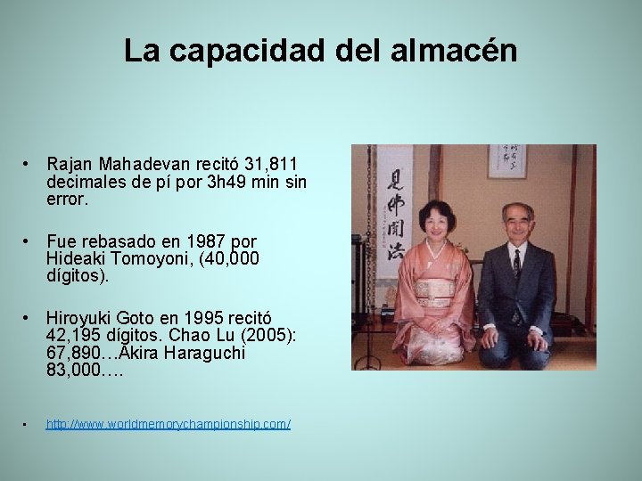 La capacidad del almacén • Rajan Mahadevan recitó 31, 811 decimales de pí por