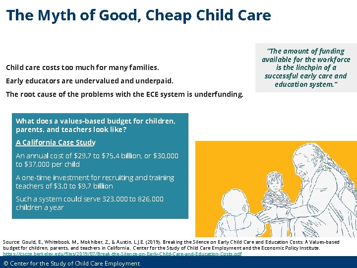 The Myth of Good, Cheap Child Care Child care costs too much for many