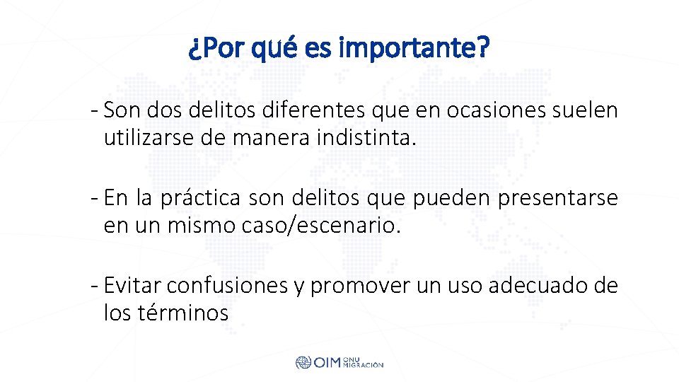 ¿Por qué es importante? - Son dos delitos diferentes que en ocasiones suelen utilizarse ¿Por qué es importante? - Son dos delitos diferentes que en ocasiones suelen utilizarse