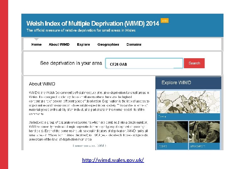 CF 24 0 AB http: //wimd. wales. gov. uk/ 