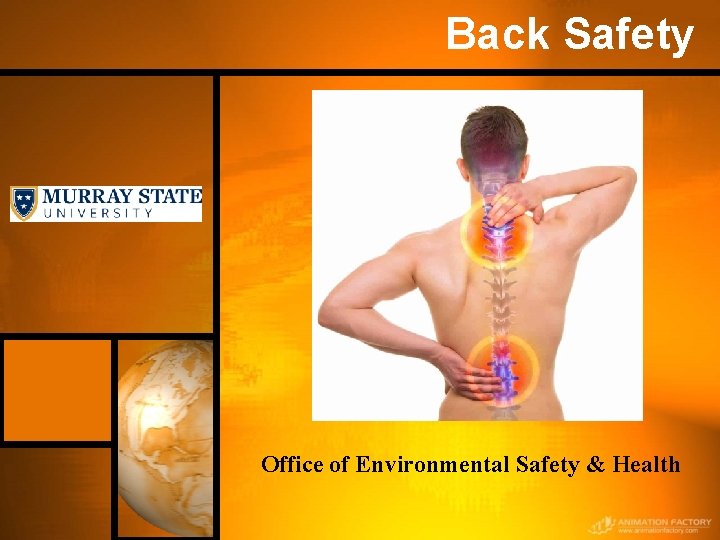 Back Safety Office of Environmental Safety & Health 