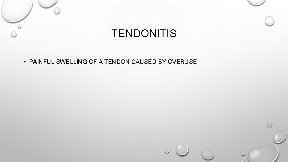 Tendonitis Word VOCABULARY LIST 23 THE LIST OF THE LETTER